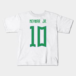 Neymar Jr Brazil Home Jersey 2023 Kids T-Shirt